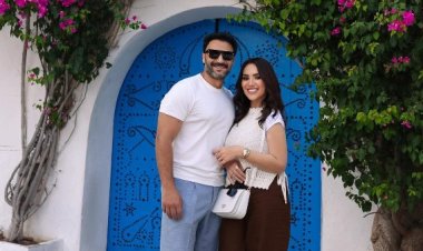 محمد العمروسي يوجه رسالة رومانسية لزوجته مي فاروق: أجمل هدية من ربنا ليا