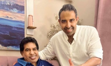 وداعا اًسطورة الغناء الشعبي.. محمد عدوية ينشر فيديو بأغاني وصور والده الراحل