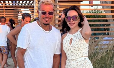 أسما إبراهيم تلتقي عمرو دياب في الساحل الشمالي