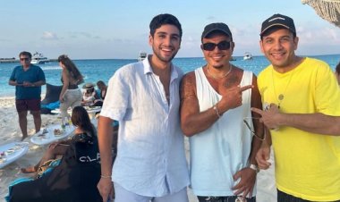 مصطفى قمر يداعب عمرو دياب: غنيت قمر وقمرين.. أنا هغنيلك مخصوص قمر قمرين