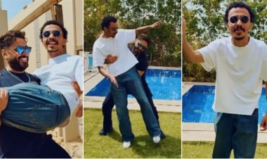 "شاله وطرده من البيت".. تامر حسني يمازح كزبرة بفيديو للإعلان عن حفلة ستجمعهما قريبًا