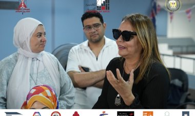 غادة جبارة تتابع نتائج ورش مهرجان القاهرة للعرائس في دورته الأولى