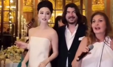 رقص يسرا مع النجمة الصينية فان بينغ بينغ على أنغام "3 دقات" في عرض أزياء في باريس