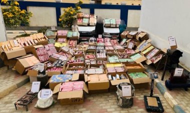 ضبط 1.8 مليون قطعة ألعاب نارية داخل سيارتين بالفيوم 