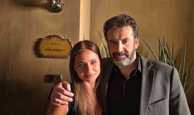 كريم عبدالعزيز يشوق الجمهور لـ«الفيل الأزرق 3» بصورة جديدة مع نيللي كريم