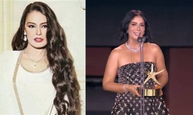 شيريهان توجه رسالة مؤثرة لمنى زكي بعد تكريمها في مهرجان الجونة