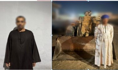 الداخلية تكشف ملابسات استخدام لودر فى تحطيم 3 ثلاث محال بقنا