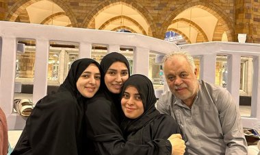 بالصور.. روجينا تؤدي مناسك العمرة مع أسرتها