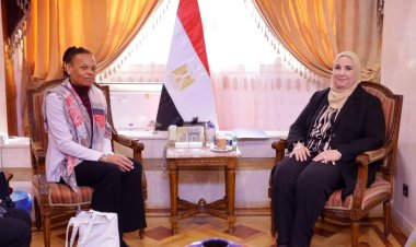 وزيرة التضامن  تبحث مع المدير العام للوكالة السويسرية للتنمية والتعاون الإغاثة المقدمة لقطاع غزة