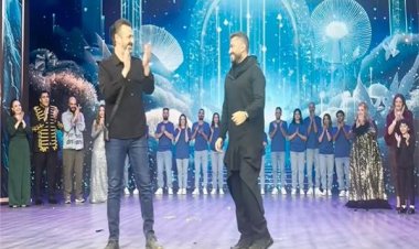 "مليون مبروك لحبيبي".. تامر حسني يهنئ كريم عبدالعزيز بعد نجاح مسرحية الباشا "فيديو"