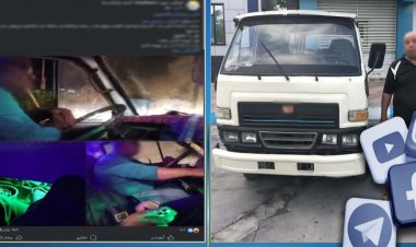 "بيشيش وهو ماشي "...القبض على سائق ميكروباص لتدخينه فى الإسكندرية