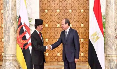 الرئيس السيسي يهنئ سلطان بروناي بالعيد القومي لبلاده