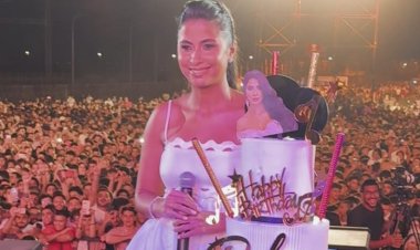 الجمهور يفاجئ روبي ويحتفل بعيد ميلادها بفاميلي بارك