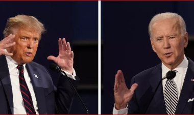 مستخدما خريطة مصر.. كيف سخر ترامب من بايدن؟