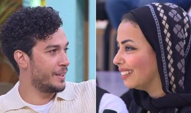"هروح اشتري دولاب جديد".. زوجة الفنان أحمد عبدالوهاب تهنئه بحصوله على جائزة التميز  في إنرجي