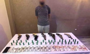 ضبط ورشة لتصنيع الأسلحة النارية و4 عناصر إجرامية بحوزتهم أسلحة وذخائر بالمنوفية والمنيا