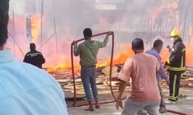 السيطرة على حريق محدود بأحد لوكيشنات التصوير بمدينة الإنتاج الإعلامي بأكتوبر