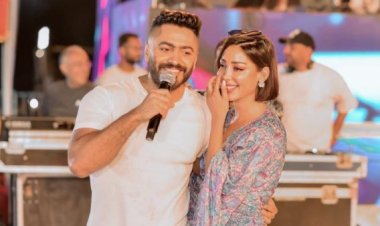 تامر حسني عن طليقته بسمة بوسيل: بقت لعيبة في الغناء.. ولسه باخد رأيها