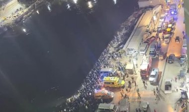 انتشال 4 جثث والبحث عن 10 آخرين في سقوط ميكروباص بترعة الإبراهيمية