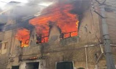 إصابة سيدة في حريق منزل بمنطقة أبو النمرس