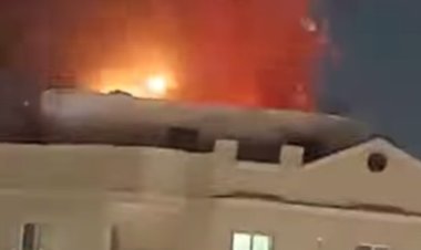 عاجل.. حريق هائل فى عقار بميدان الواحة فى مدينة نصر