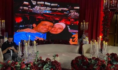 صورة والدة سعد الصغير تخطف الأنظار في زفاف نجله