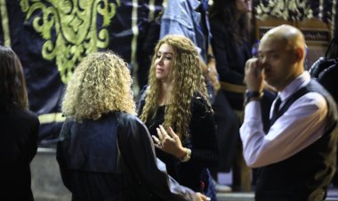 عزاء مصطفى فهمي ينهي خلافات حسين فهمي مع محمود قابيل ولقاء سويدان (صور)