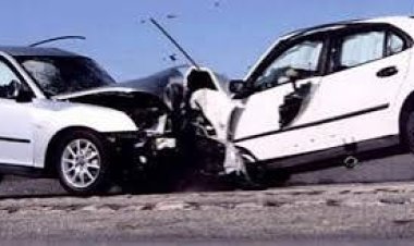 مصرع شخص وإصابة 4 أشخاص فى حادث تصادم مروع بين سيارتين ملاكى بأوسيم 