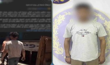 «أغرب وسيلة دعاية».. حلاق يرهب الأطفال ويقص شعرهم في الشارع للترويج لمحله بمنشاة ناصر 