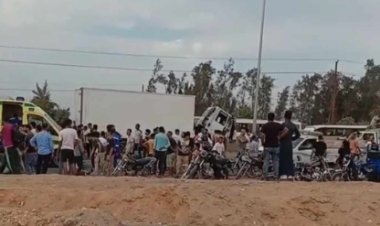 مصرع «8» أشخاص وإصابة «19» فى حادثين منفصلين بالمنيا والشرقية