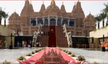 على مساحة 27 فدانا.. افتتاح معبد هندوسي في الإمارات