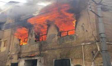 وفاة سيدة وإصابة طفلة في حريق منزل ببني سويف