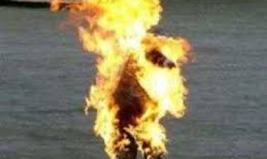 موظف يشعل النار في نفسه بمجمع المصالح الحكومية بالجيزة 