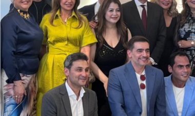 السفير المصري وزوجته في باريس يقيمان مأدبة عشاء  لضيوف مصر في مهرجان كان