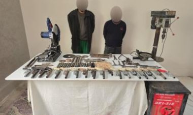 ضبط عنصرين إجراميين لإدارة ورشة لتصنيع الأسلحة النارية فى الدقهلية
