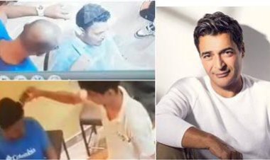 بالتفاصيل.. فيديو يثير الجدل لحميد الشاعري داخل محل كوافير رجالي