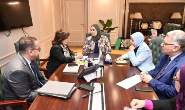 وزيرة التضامن الاجتماعي تلتقي الأمين العام للمجلس القومي للطفولة والأمومة