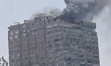 «ماس كهربائى وشقتين»… كواليس حريق عمارة الزمالك (صور)