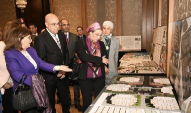 افتتاح معرض المشروعات المقدمة لمسابقة تصميم الإسكان الأخضر