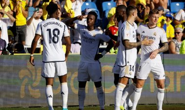 ريال مدريد يستعيد صدارة الليجا بالفوز على لاس بالماس