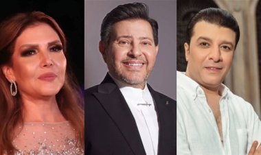وصول وزير الصحة ومصطفى كامل ونادية مصطفى لمطار القاهرة لاستقبال جثمان هاني شاكر