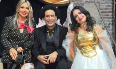 ميرنا وليد ومصطفى شوقي في ضيافة بوسي شلبي.. أسرار  مسرحية ابن الأصول