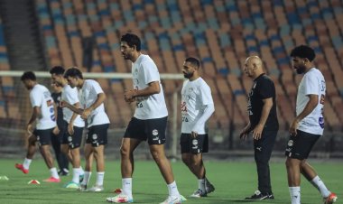 منتخب مصر يختتم تدريباته لمواجهة كاب فيردي.. تعرف على موعد المباراة