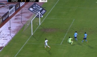 صلاح محسن يفتتح أهدافه مع المصري أمام بيراميدز في كأس الرابطة