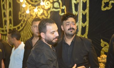 بالصور| بحضور نقيب الموسيقيين.. إسماعيل الليثي يتلقى عزاء نجله