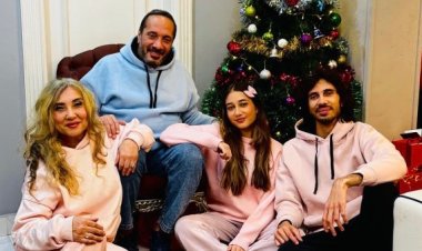 علي الحجار يحتفل بالعام الجديد مع عائلته