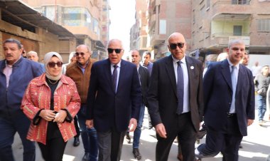 محافظ الجيزة والرئيس التنفيذي لجهاز تنمية المشروعات يتفقدان مشروعات تطوير المناطق غير المخططة