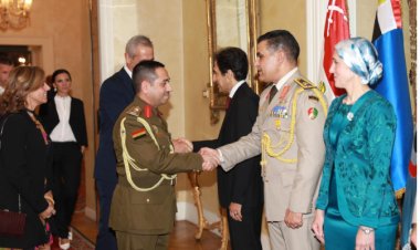 وفد من حزب «حُماة الوطن» بالخارج يحتفل مع سفارة مصر بإيطاليا بانتصارات أكتوبر المجيدة 