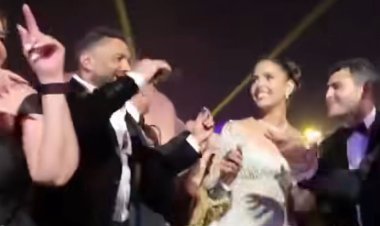 على أنغام «السح الدح أمبو».. تامر حسني يشعل حفل زفاف ابنة محمد السعدي