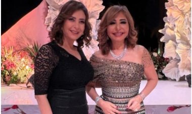 منال سلامة تهنئ لميس الحديدي بخطوبة نجلها نور عمرو أديب